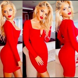 Red Nookie Stadium Dress